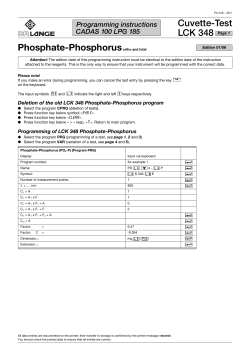 Cuvette-Test LCK 348 Phosphate