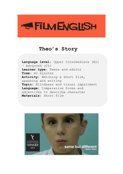 Theo`s Story - Film English