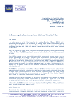 Le Pr&eacute;sident The President