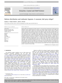 Nekton distribution and midwater hypoxia