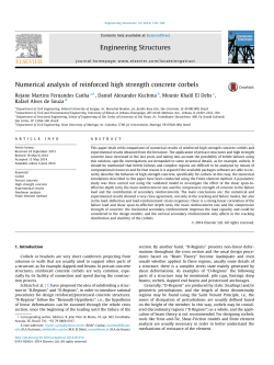 Numerical analysis of reinforced high strength concrete
