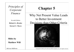 Internal Rate of Return