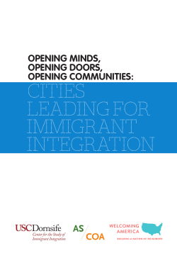 cities leading for immigrant integration