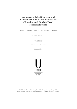 Chirality and Double Bond Stereoisomerism