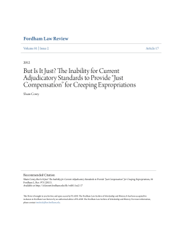 The Inability for Current Adjudicatory Standards to Provide