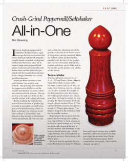 Crush-Grind Peppermill/Saltshaker