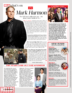 Mark Harmon, the star of NCIS is still on the case