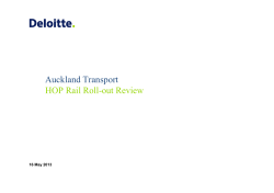 Auckland Transport HOP Rail Roll