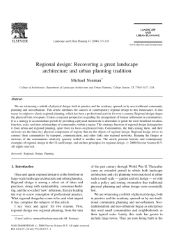 Regional design