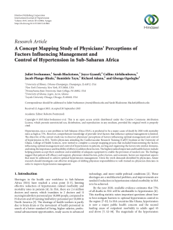 A Concept Mapping Study of Physicians` Perceptions of Factors