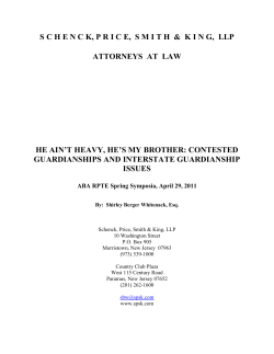 Contested Guardianships - American Bar Association
