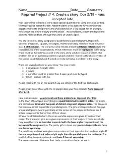 Essentials of Geometry - Piscataway High School