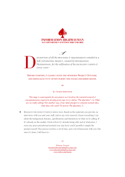 to check out my copywriting project process