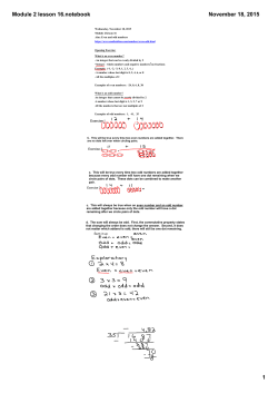 Module 2 lesson 16.notebook