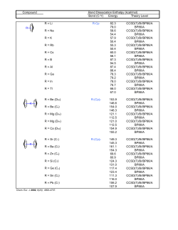 Carbon-Metal Bonds
