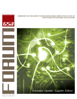 Amkor Embedded Die Packaging Technologies Enable Innovative