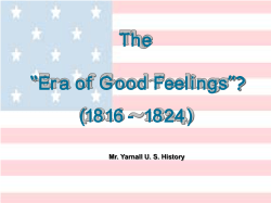 The Era of Good Feeling