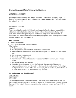 24 Math Tricks - Bais Yaakov of Baltimore