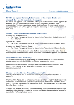 My HOS has signed the form, but now some of the project details