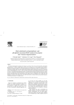 and phospholyl-zirconium/MAO catalysts for propene and 1