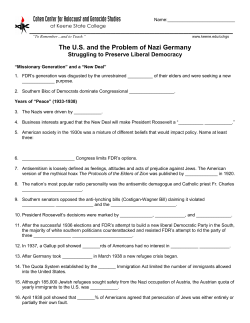 The United States and the Holocaust