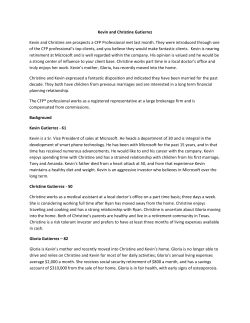 Kevin and Christine Gutierrez