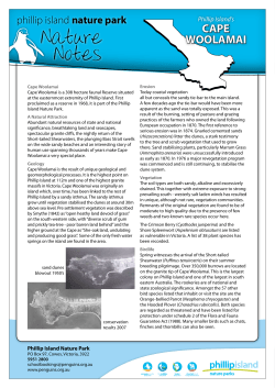 Nature Notes - Phillip Island Nature Parks