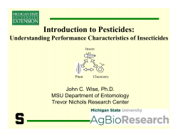 Introduction to Pesticides