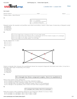 If a triangle has three congruent angles, then it is equilateral.