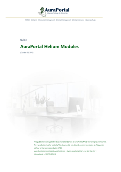 AuraPortal Helium Modules