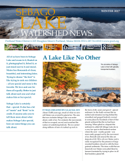 A Lake Like No Other - Portland Water District