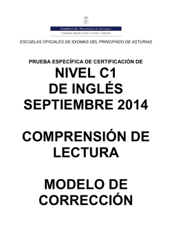 nivel c1 de ingl&eacute;s septiembre 2014 comprensi&oacute;n de