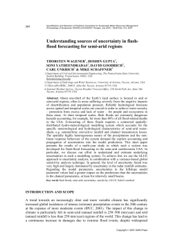 Understanding sources of uncertainty in flash