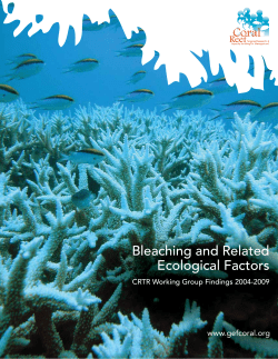 Bleaching and Related Ecological Factors