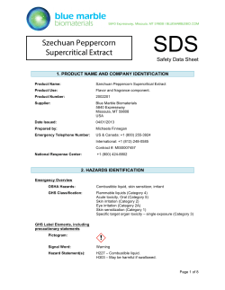 Szechuan Peppercorn Supercritical Extract