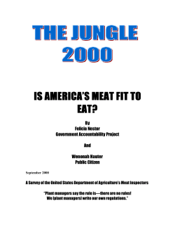 The Jungle 2000 - Government Accountability Project