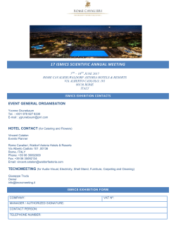 Hotel Cavalieri service kit