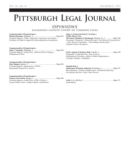 opinions - Allegheny County Bar Association