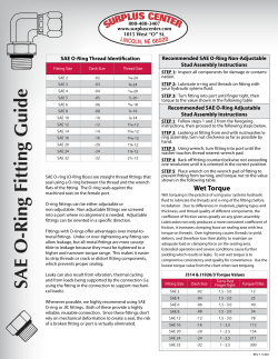 SAE Fitting Guide