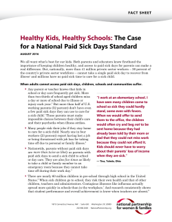 Healthy Kids, Healthy Schools - National Partnership for Women