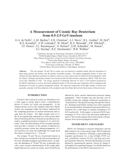 A Measurement of Cosmic Ray Deuterium from 0.5