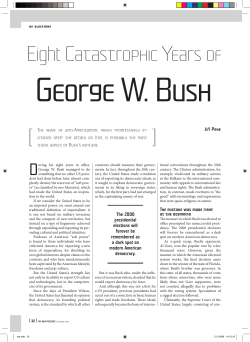 Eight Catastrophic Years of