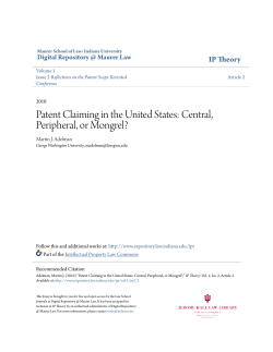 Patent Claiming in the United States