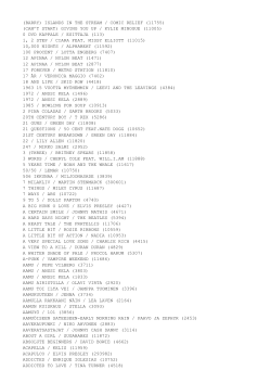 (BARRY) ISLANDS IN THE STREAM / COMIC RELIEF (11755