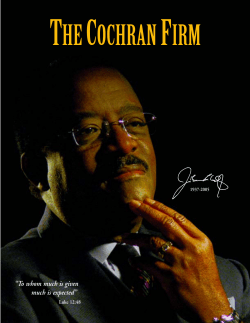 Cochran Brochure - AfricanAmerica.org