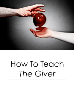 How To Teach The Giver