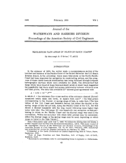 Equilibrium flow areas of inlets on sandy coasts