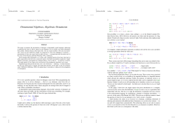 Ornamental Algebras, Algebraic Ornaments - MPI-SWS