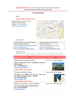 Accessible Americas III: Information and Communication for ALL