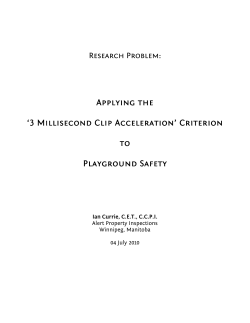 Applying the Applying the `3 Millisecond Clip Acceleration